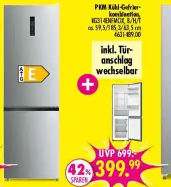 Möbel Boss PKM Kühl-Gefrierkombination Angebot