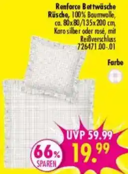 Möbel Boss Renforce Bettwäsche Rüsche Angebot