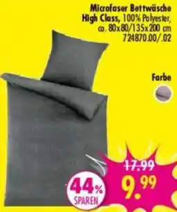Möbel Boss Microfaser Bettwäsche High Class Angebot