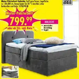 Möbel Boss Motor-Polsterbett Gabriola Angebot