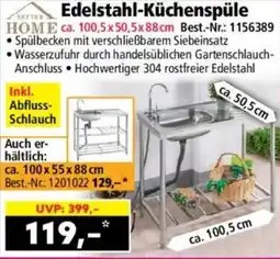 Norma Edelstahl-Küchenspüle Angebot