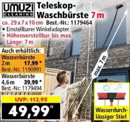 Norma UMUZI Teleskop Waschbürste 7 m Angebot