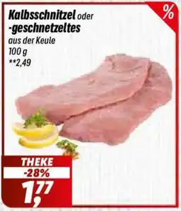 Simmel Kalbsschnitzel oder -geschnetzeltes Angebot