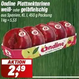 Simmel Ondine Plattnektarinen weiß- oder gelbfleischig Angebot