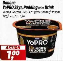 Simmel Danone YOPRO Skyr, Pudding oder Drink Angebot