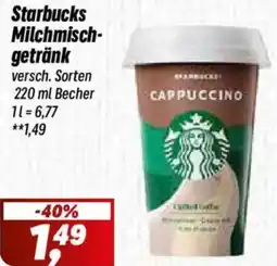 Simmel Starbucks Milchmischgetränk Angebot