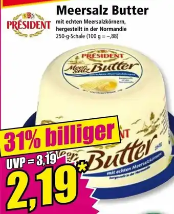 Norma Président Meersalz Butter 250g Angebot