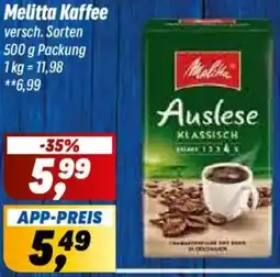 Simmel Melitta Kaffee Angebot