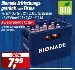 Simmel Bionade Erfrischungsgetränk oder Eistee Angebot