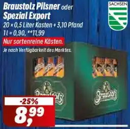 Simmel Braustolz Pilsner oder Spezial Export Angebot