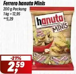 Simmel Ferrero hanuta Minis Angebot