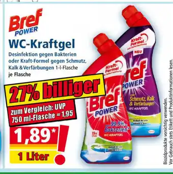 Norma Bref Power WC-Kraftgel 1 L-Flasche Angebot