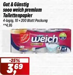 Simmel Gut & Günstig sooo weich premium Toilettenpapier Angebot