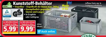 Norma Kunststoff Behälter Angebot