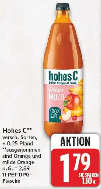 nah & gut Hohes C Angebot