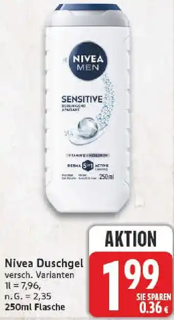 nah & gut Nivea Duschgel Angebot