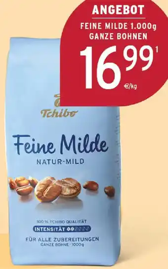 nah & gut Tchibo feine milde ganze bohnen Angebot