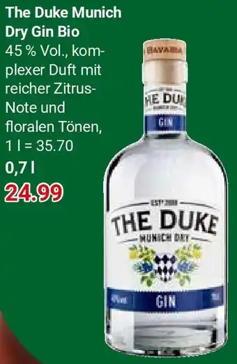 Globus The Duke Munich Dry Gin Bio Angebot