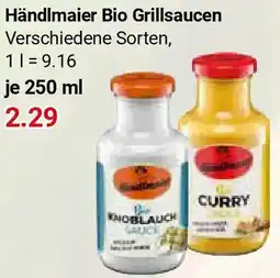 Globus Händlmaier Bio Grillsaucen Angebot