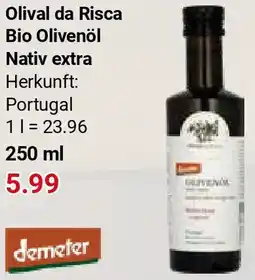 Globus Olival da Risca Bio Olivenöl Nativ extra Angebot