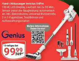 Globus Genius Hand-/Akkusauger Invictus X4Pro Angebot