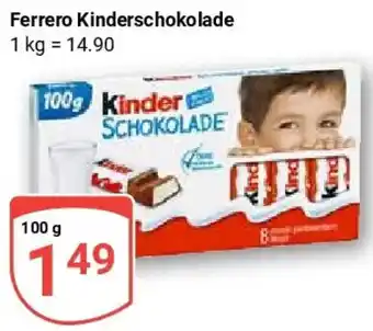 Globus Ferrero Kinderschokolade Angebot