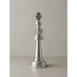 Netto Marken-Discount Dekofigur Schachfigur König Aluminium poliert 70 cm XXL Angebot