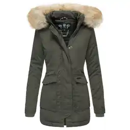 Netto Marken-Discount NAVAHOO Damen Designer Wintermantel Parka mit edlem Fellimitat Schneeengel Angebot