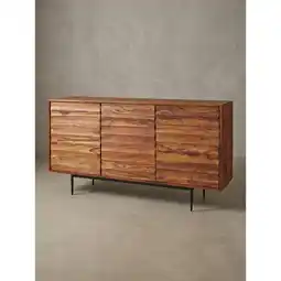 Netto Marken-Discount Sideboard – Massivholz, 150x81x41cm, 3 Türen, Landhausstil, groß Angebot