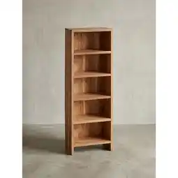 Netto Marken-Discount CD-Regal Massivholz 5 Fächer Landhausstil MUMBAI, Akazie 30x17x90 cm Angebot