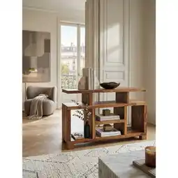 Netto Marken-Discount Sideboard – Mango Massivholz, 115x76x40cm, mit Fächern Angebot