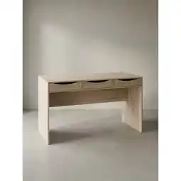Netto Marken-Discount Schreibtisch – Sonoma Eiche, 120 cm, 3 Schubladen, kompakt, modern Angebot