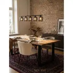 Netto Marken-Discount Esstisch Massivholz Metall Trapezgestell Baumkante Rechteckig, Akazie 180x90x76 cm Angebot