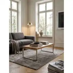 Netto Marken-Discount Couchtisch GUNA im Landhaus-Stil aus massivem Holz mit Designmerkmalen, Akazie 60x120x40 cm Angebot