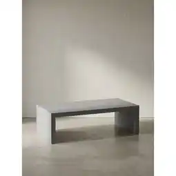 Netto Marken-Discount Couchtisch in Beton-Optik, zeitloses Design, rechteckig, schlicht, Grau 110x55x35 cm Angebot