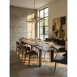 Netto Marken-Discount Esstisch Keramik Glas Metall Ausziehbar Marmoroptik, Schwarz 180x95x77 cm Angebot