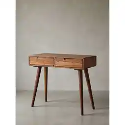 Netto Marken-Discount Konsolentisch – Massivholz, 90x76x36cm, mit Schubladen, Landhausstil Angebot