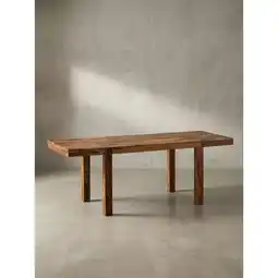 Netto Marken-Discount Esszimmertisch – Massivholz Braun 120–200 cm rechteckig verlängerbar Angebot