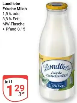 Globus Landliebe Frische Milch Angebot