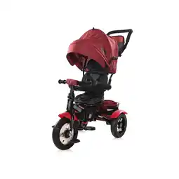 Netto Marken-Discount Lorelli Tricycle Neo 4 in 1 Luftreifen, Schiebestange, Sitz drehbar, verstellbar dunkelrot Angebot