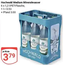 Globus Hochwald Medium Mineralwasser Angebot