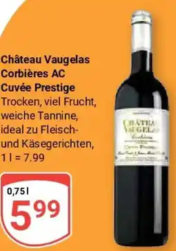 Globus Château Vaugelas Corbières AC Cuvée Prestige Angebot