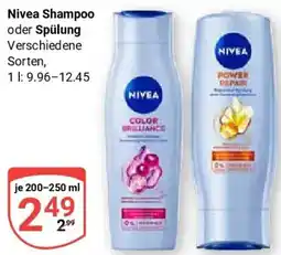 Globus Nivea Shampoo oder Spülung Angebot