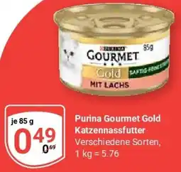 Globus Purina Gourmet Gold Katzennassfutter Angebot