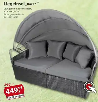 Sonderpreis Baumarkt Liegeinsel Ibiza Angebot