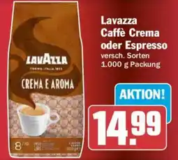 AEZ Lavazza Caffè Crema oder Espresso Angebot