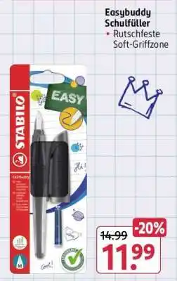Rossmann Easybuddy Schulfüller Angebot
