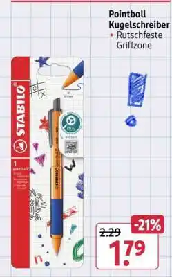 Rossmann Pointball Kugelschreiber Angebot