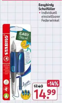 Rossmann Easybirdy Schulfüller Angebot