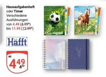 Globus Hausaufgabenheft oder Timer Angebot